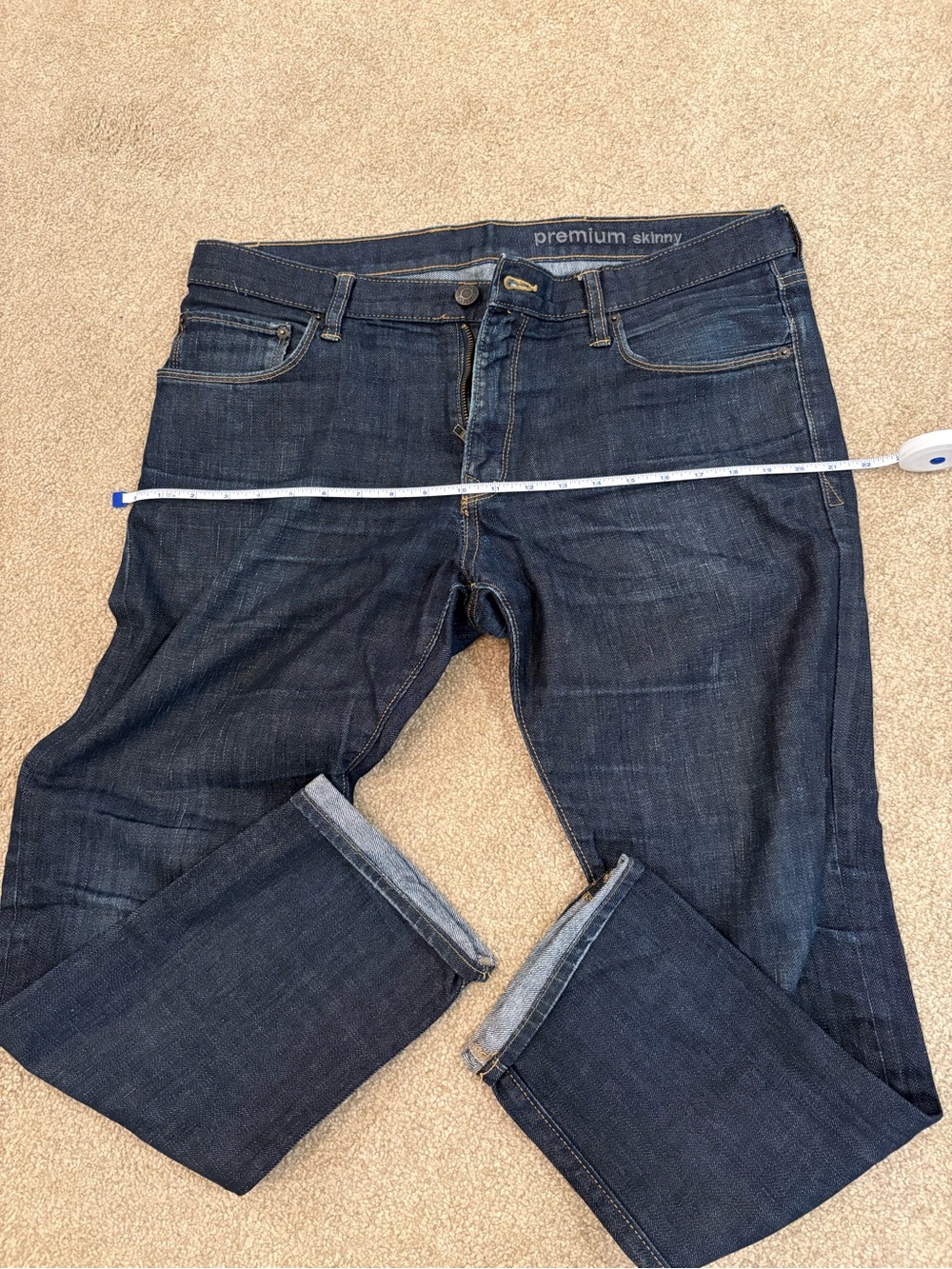 Premium Skinny Men's Dark Blue GAP Jeans